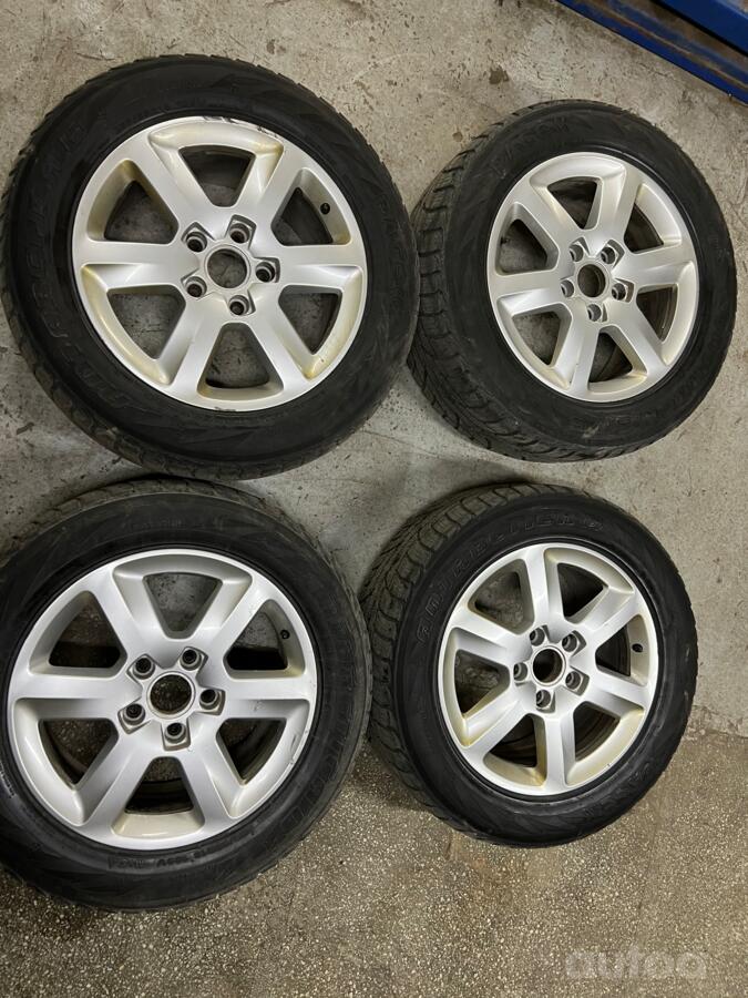 Audi q7 orginalus r18 ratlankiai su padangoms, valuveljed