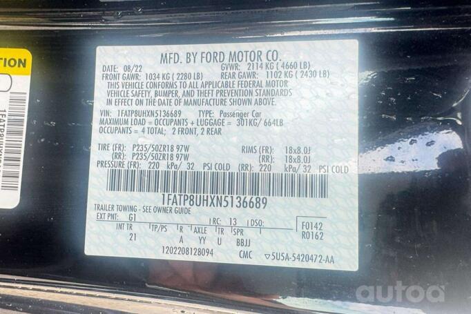 Ford Mustang 6 generation [restyling] Cabriolet
