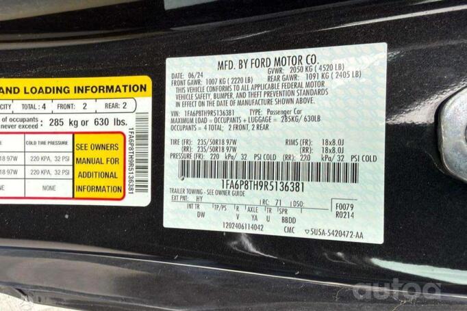 Ford Mustang 7 generation  (2024 – present)
