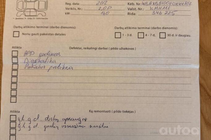 BMW 525 2012