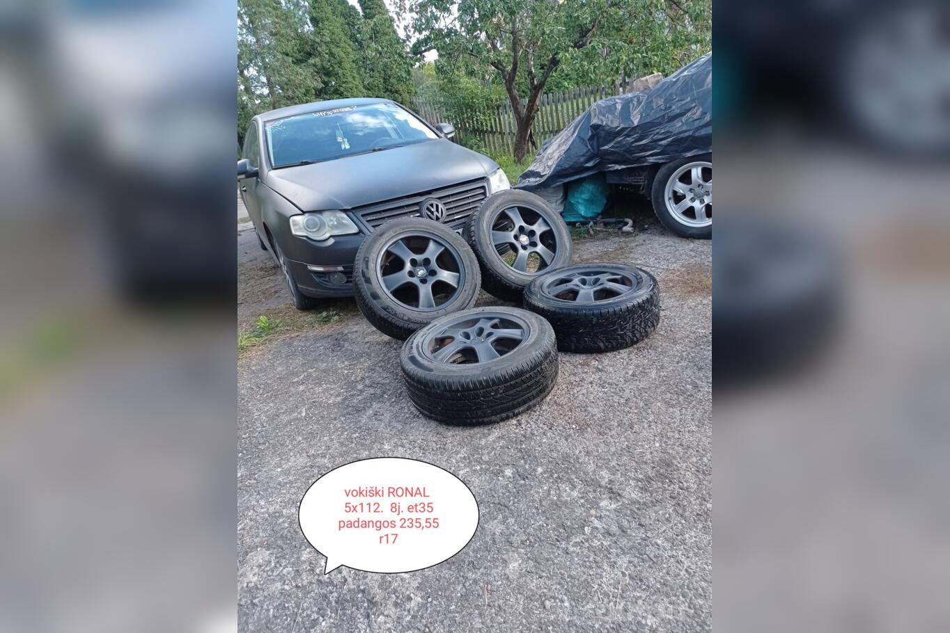 RONAL ratai R17, valuveljed