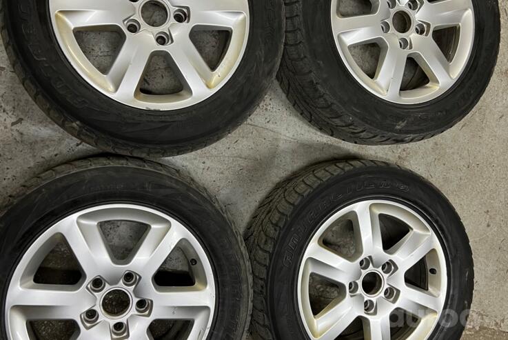 Audi q7 orginalus r18 ratlankiai su padangoms, valuveljed